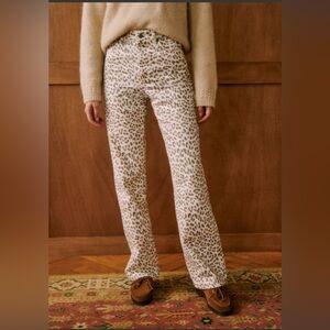 Sezane The Wide Leg Trousers Leo Blond - Size 10